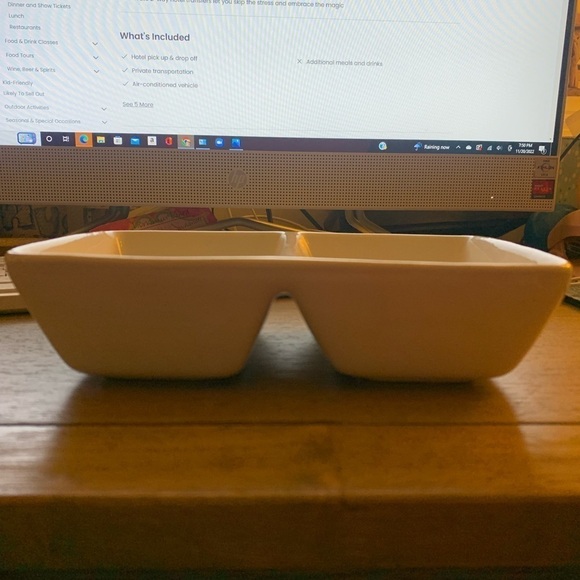 🎉Rae Dunn Work Hard/Play Harder office tray. Artisan Collection by Magenta - Picture 3 of 6